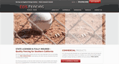 Desktop Screenshot of edsfencing.com